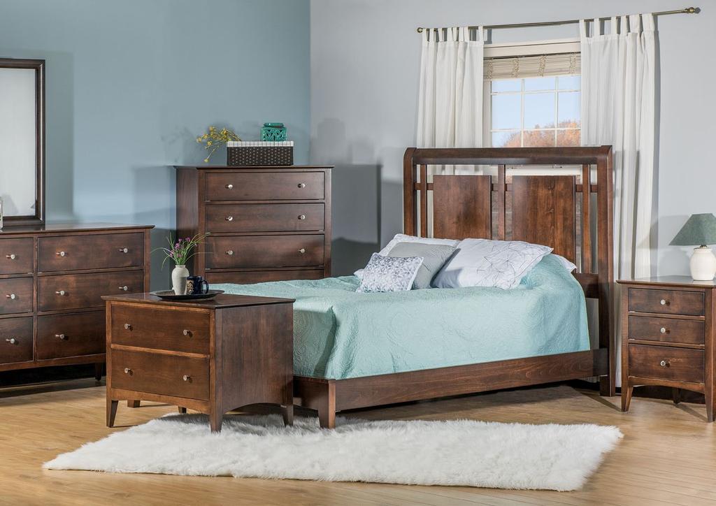 Waterfront Collection Collection shown in Brown Maple with Coffee stain 26 2018 L&L Woodworking The Waterfront Collection has simple, clean,