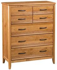 1103GSP 1107GSP 1-Drawer Pacific Nightstand 22"W x 18-3/8"D x