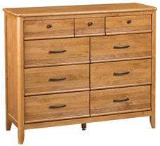 29-3/8"H 1137GSP Pacific Bedroom Collection 7-Drawer Pacific Chest