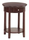 Side Table 18-1/4"W x 26"D x 26"H Drawers