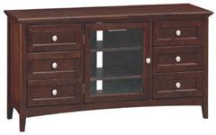 Top Coffee Table 48"W x 28" 36-1/4"D x 18-3/4" 25-1/4"H Drawers hold approximately 104 DVDs or