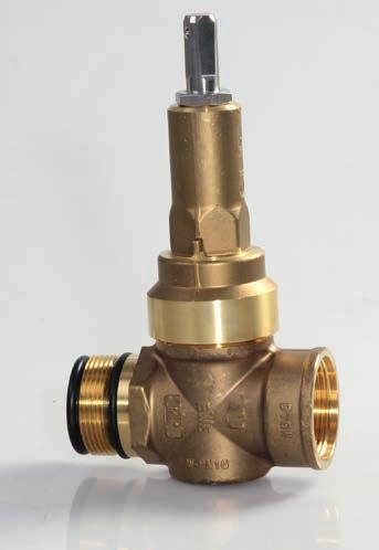 This double O-ring seal between the connection piece and tapping valve enables the tapping valve to rotate through 45 on both sides.