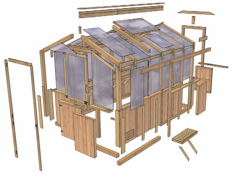 Thank you for purchasing our 8x12 Cedar Greenhouse. Please take the time to identify all the parts prior to assembly.