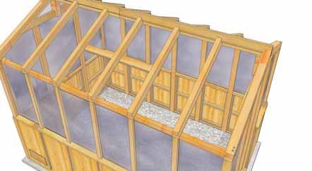 Window or Part V - Inside Vent Framing Support on Rafters.