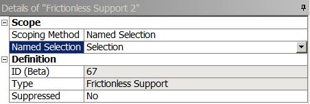 In the details window switch Scoping Method to Named Selection f. Under Named Selection switch to Selection 11f. 11a. 11b.
