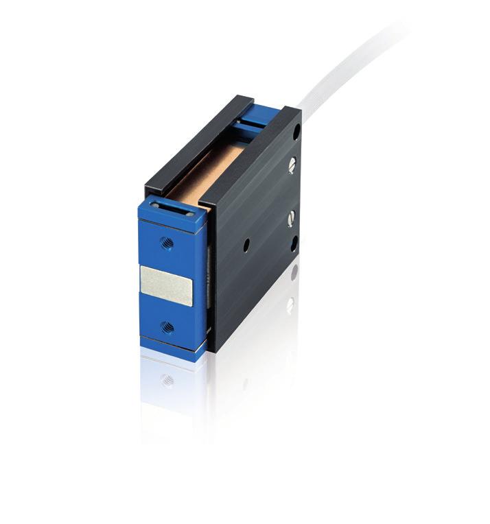 PIMag VC Vertical Linear Actuator COMPACT WITH INTEGRATED POSITION SENSOR V-900KPIC Travel range 1.5 mm High scanning frequencies, fast step-and-settle Integrated linear encoder, 0.