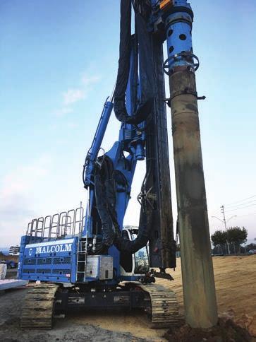 With our fleet of modern drill rigs and drilling tools, Malcolm is capable of installing wells through sands, gravels, cobbles, boulders and rock, as well as into artesian conditions (groundwater
