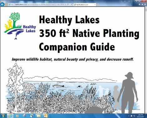 Nurture the Natives!: Use Healthy Lakes Information!