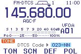 4 RECEIVE AND TRANSMIT D DTCS function is an another method of communications using selective calling. Only received signals having a matching 3-digit code will open the squelch.