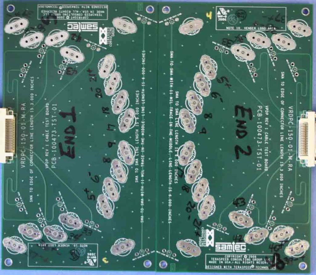 PCB-100473-TST-01 Cable Test Board End 1 and