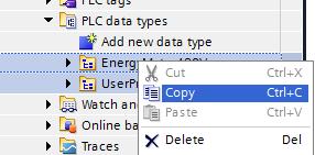 Open the Program blocks of the controller in the example project and navigate to the Energy Meter 480V folder. 2.