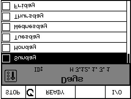 Typical editing of values on graphical keypad (text value) 9257.emf Figure 5.
