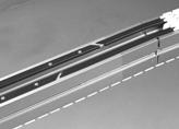 Slide rail in conveyor beam section XLCH 5 V 1 When using articulated beam section XLCH 5 V, the slide rail