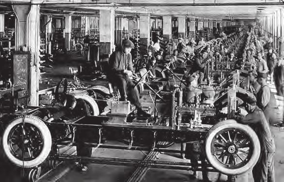 Lesson 5: Postwar America Model T Fords were mass produced. Planes made for the war began to deliver mail after 1918. People began to pay to travel with the mail.