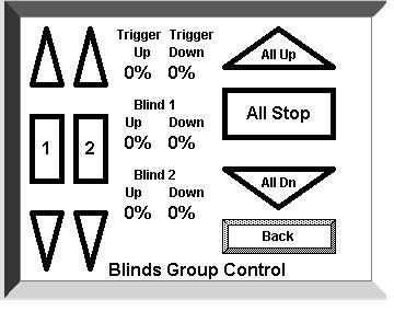 Option 4: Group Control of Blinds via C-Touch Only This option is very similar to Option 3.