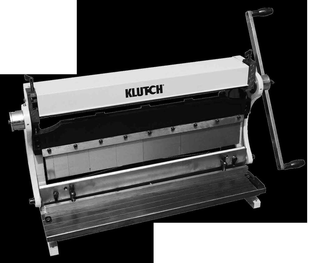 30in. W Capacity 3-in-1 Combination Thank you very much for choosing a Klutch product.