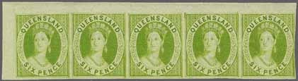 66 221 Corinphila Auction 23 November 2017 1868/78, Watermark Crown and Q 6180 6180 6 d. pale apple-green, wmk.