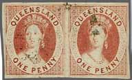 Large Star, imperforate, a superb used example with enormous margins all round, particularly at left,