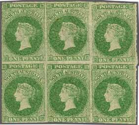 221 Corinphila Auction 23 November 2017 83 1860/69, Second rouletted issue 6239 6238 6239 6238 1 d. dull blue-green, wmk.