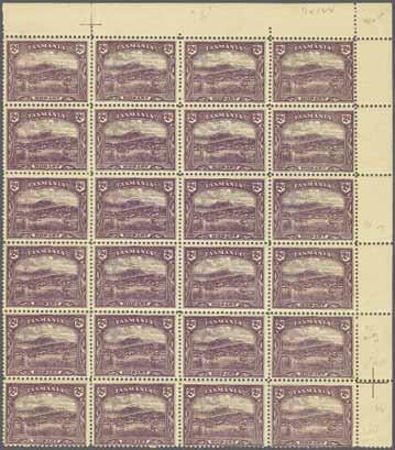 249b 4** 150 ( 135) 6355 6356 6357 6355 6356 Pictorial Issue 1905/11: 1 d. rose-red, typo, wmk. Crown over A inverted, perf.