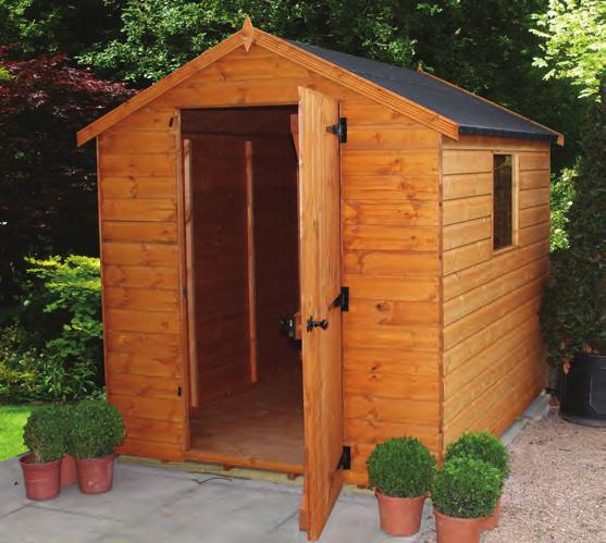 the Bewdley Traditional apex, pent & corner roof styles sheds 8 deep x 6 wide deal Bewdley Apex 8 wide x 6 deep
