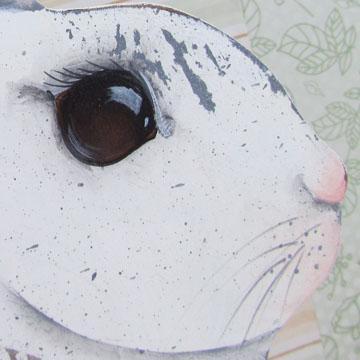 The paint should appear darkest at the loaded corner and gradually fade to clear water. Shade both bunnies around ears, eyes and paws see photo for indication of shading.