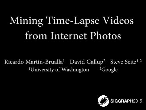 Internet photos time-lapse from Internet photos