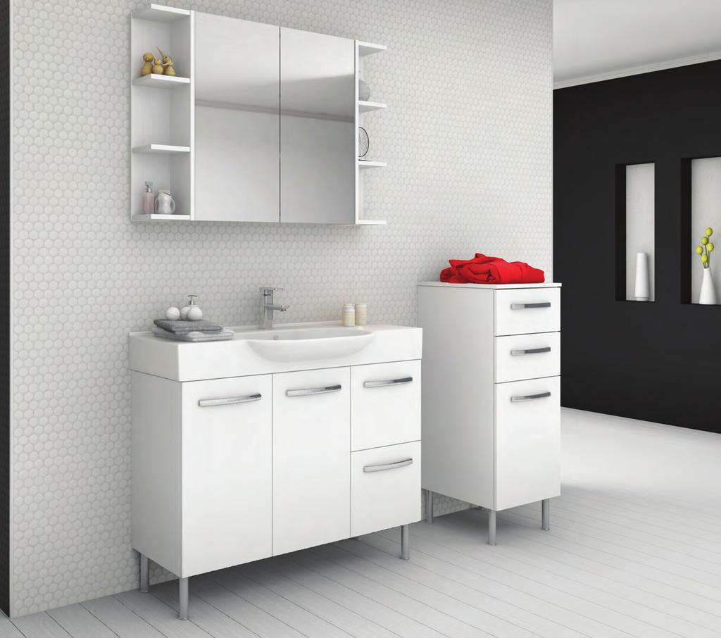 LISBON Graceful lines, compact depth, large deep bowl, soft close drawers, the list goes on and on for the Lisbon vanities.
