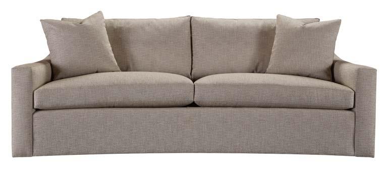 6417-85 Wilmington Two Cushion Sofa w86 d38 3 4 / h36 3 4 / (in: w76 d22  