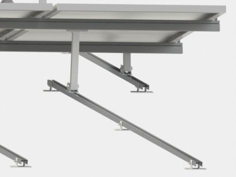 2 The Typical Case of Applying Base Rail For some special circumstances, especially installing on large factory warehouse with rafter spacing greater than 1.