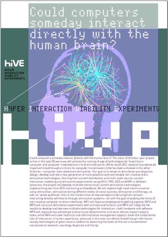2008-2012 The overall mission of this project is to probe the limits of noninvasive computer-to-brain interfaces by carrying out research using improved brain
