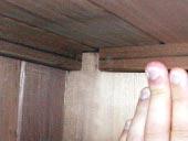 K 15 Using #4 finishing nails (Pneumatic nailer preferred), nail the cove molding to the interior walls.