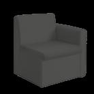 00 Chair with left arm 675mm wide Chair with