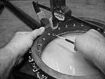 Tighten the head until it is reasonably close to the tension you would like it to be when the banjo is assembled.