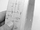 Draw a straight line connecting them on the tape using a straight edge.