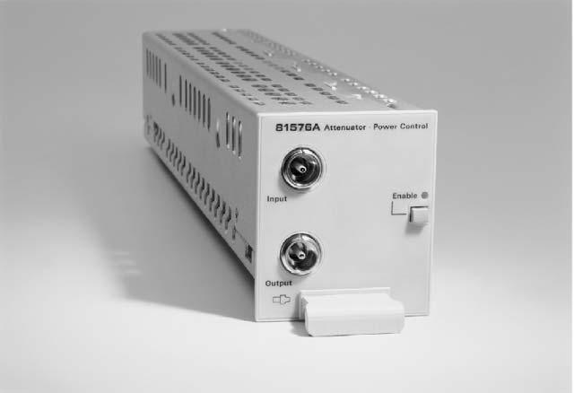 Modular Design for Lightwave Solution Platform Agilent s 8157xA variable optical attenuators are a family of plug-in modules for Agilent s Lightwave Solution Platform 8163A/B, 8164A/B and 8166A/B.