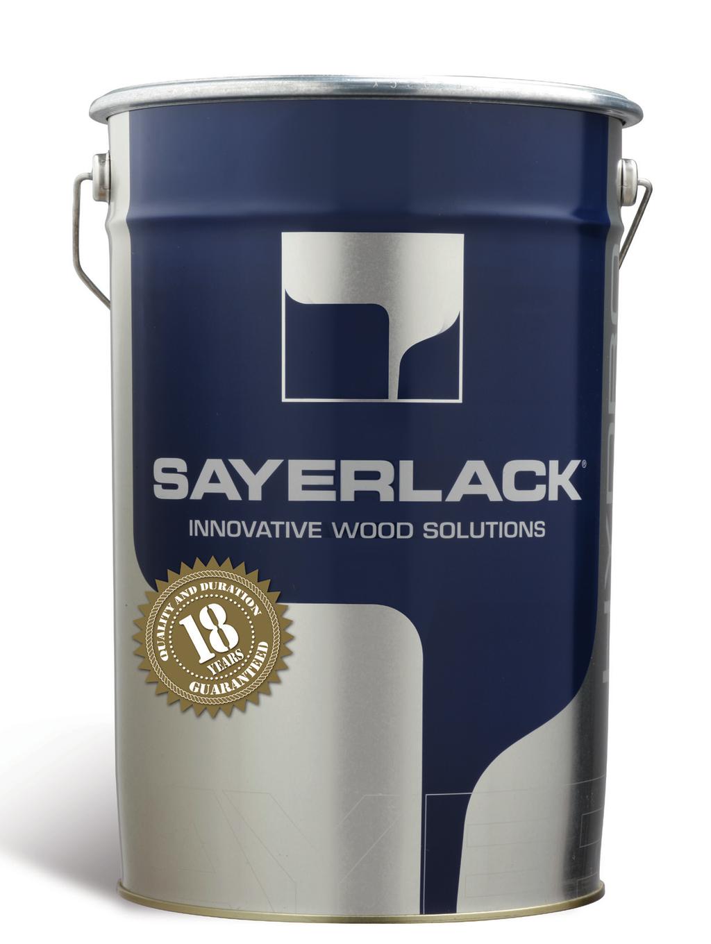 QUALITY AND DURATION SINCE 1999 At a time in the history of outdoor paints when the elixirs of youth for doors and windows are being celebrated, Sayerlack is proud of an important record: HYDRO GOLD