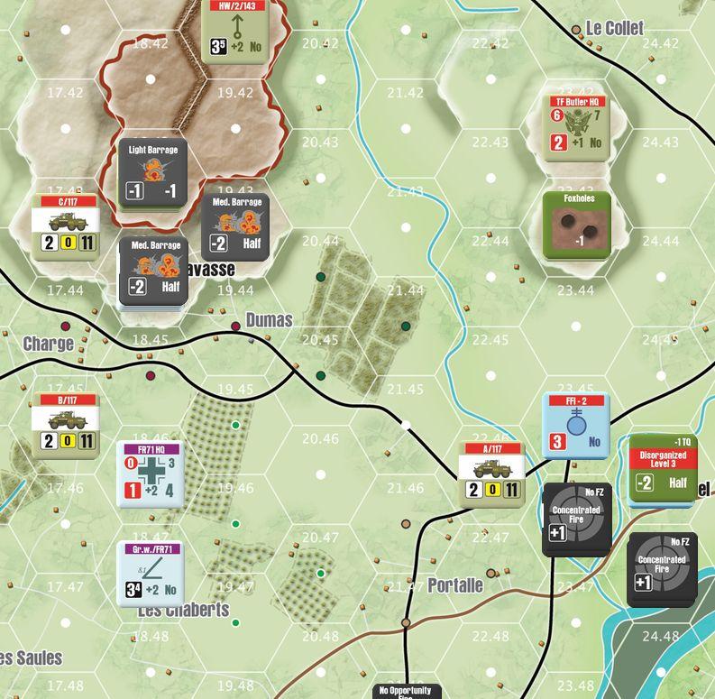 TF Butler. 3./I/FR71 is eliminated by accurate artillery fire combined with small arms from the top of Hill 300.