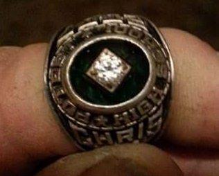 One of our long-term members and "power hunter", Mitch W, found at a local park a 2007 Poteet High School class ring which was lost for about 10 years.