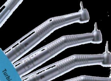 Straight Handpiece Contra-angle Handpiece Air Turbine Handpiece Rotary speed ranges Three speed ranges are generally