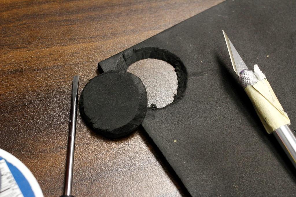 Step 6: Cut a circular pad out of the craft foam or padding material of your