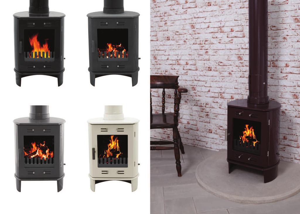 Stove Features Approved for use in smoke exempt zones when burning Dante Stove (5kw) 76.
