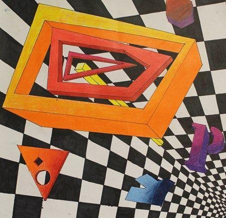 Drawing with MATH Draw an optical illusion work of