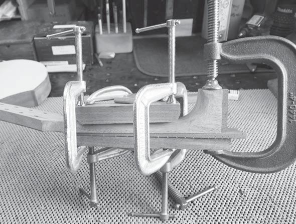 You may have different types of clamps than we use, so make sure your system will work well, and have the clamps open to approximately the right size to