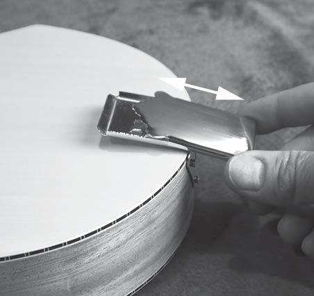 We like to begin with one of the fattest bass C strings and one of the lightest treble A strings, and installing them in the outermost positions on each side of the instrument.
