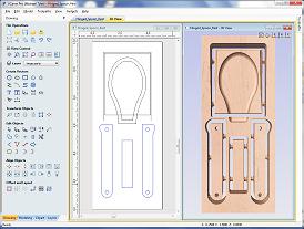 Hinged Spoon Rest STEP 1 - Open and Review the Project Files Start your VCarve Pro or Aspire software and open the project files.