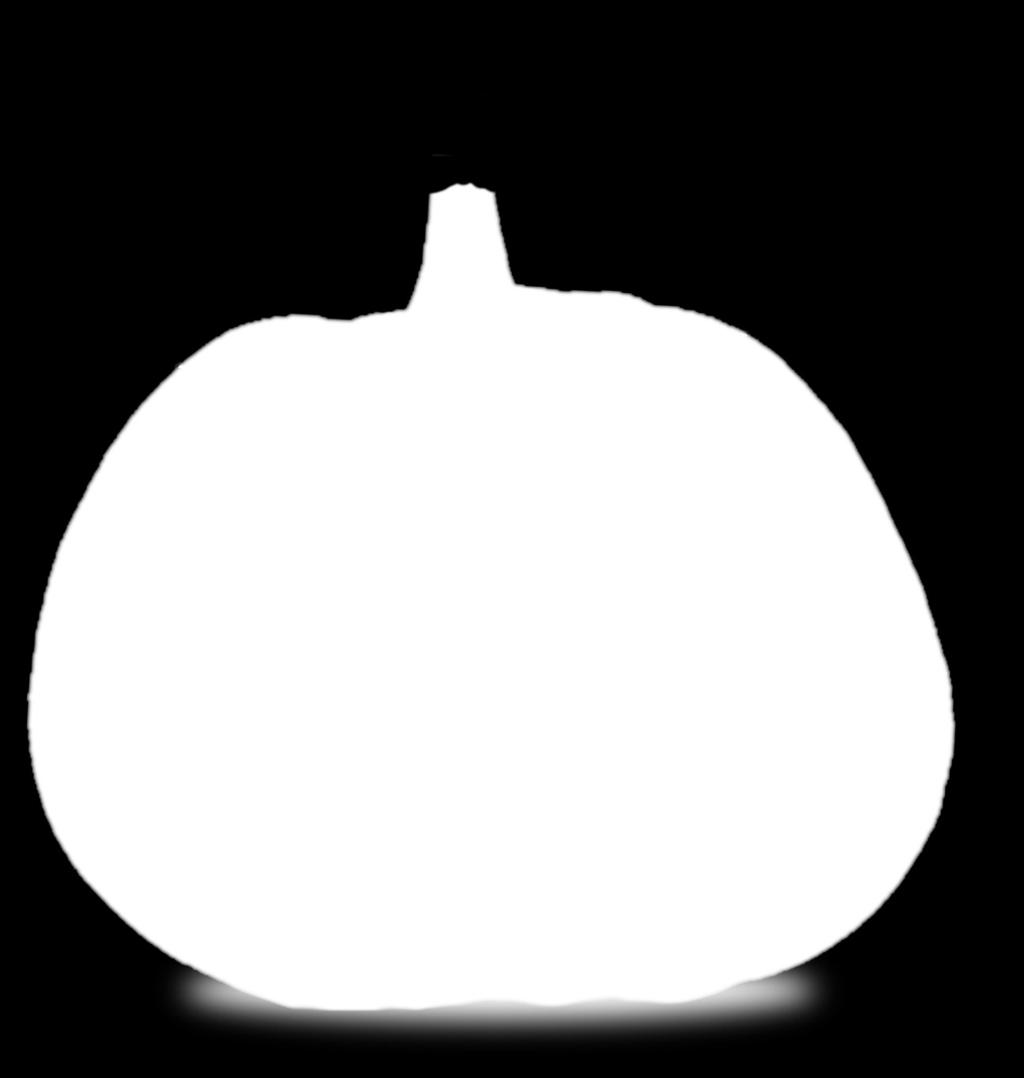 Step 4: Attach your stencil to the pumpkin. With tape or pins. Carefully trace around the inside edge of the template with your marker.