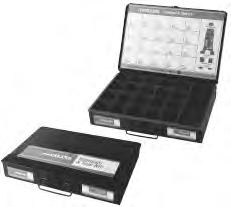 TERMINAL KITS Terminal & Tool Organizer A 21 compartment, metal box with a sturdy plastic tray insert and a metal latch.