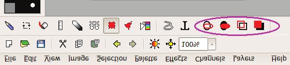 From the toolbar, choose the Make Selection button ( ) 2. Select the area in the image where you want to insert a shape. 3. Now click the desired shape from the toolbar. Skill 4.