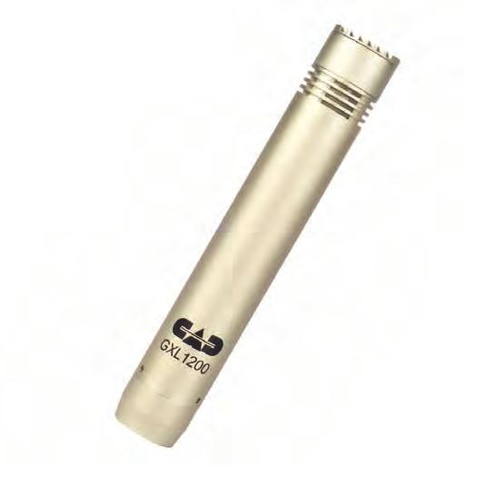 GXL1200 Cardioid Instrument Microphone Packaged in a small, rugged, all metal housing, the GXL1200 Condenser microphone provides a transparent sound reproduction.